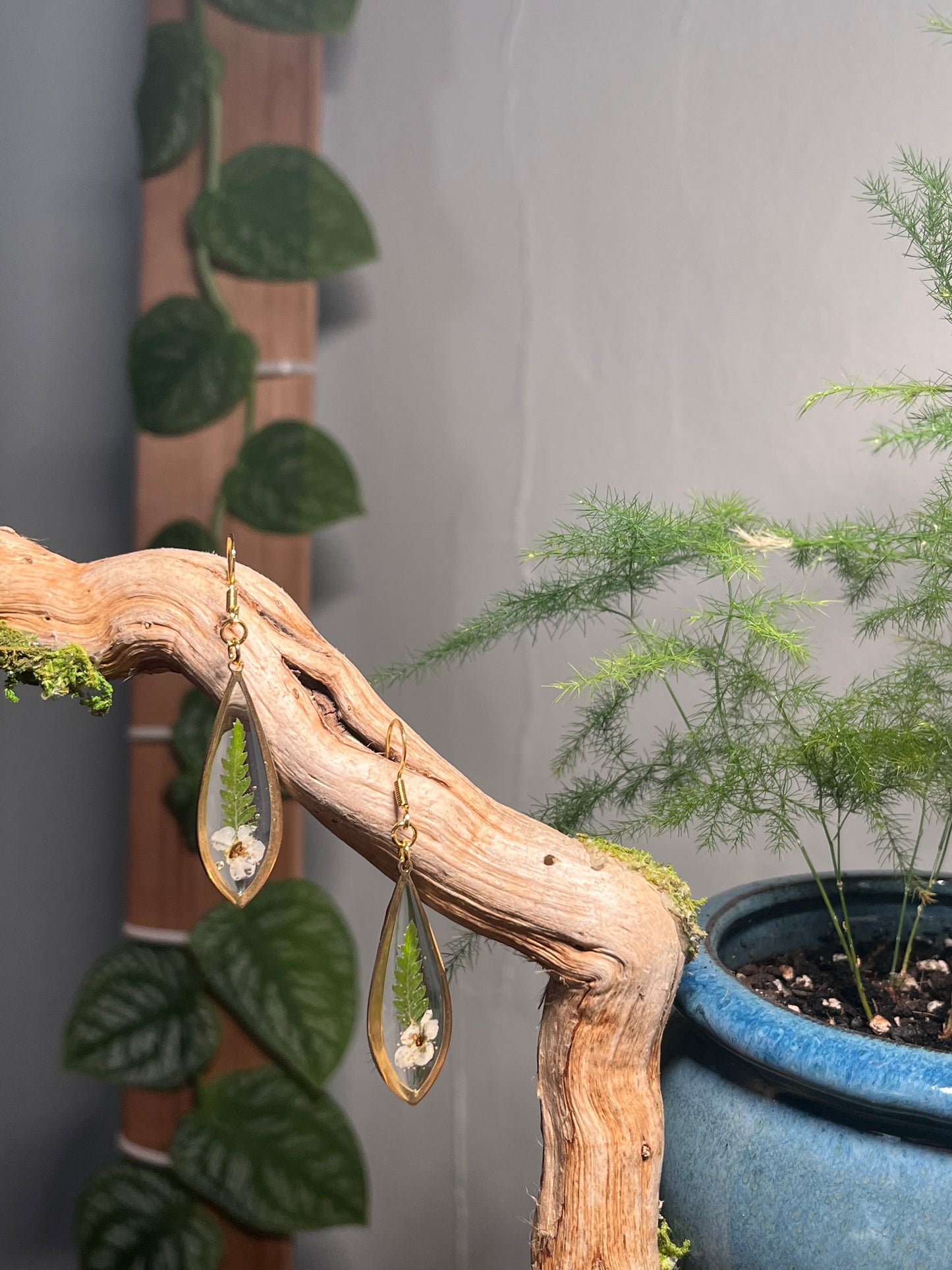 Fern & Spirea Earrings