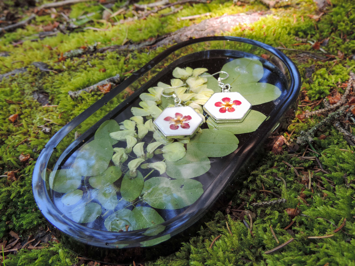 Black Locust Flower & Leaf Tray