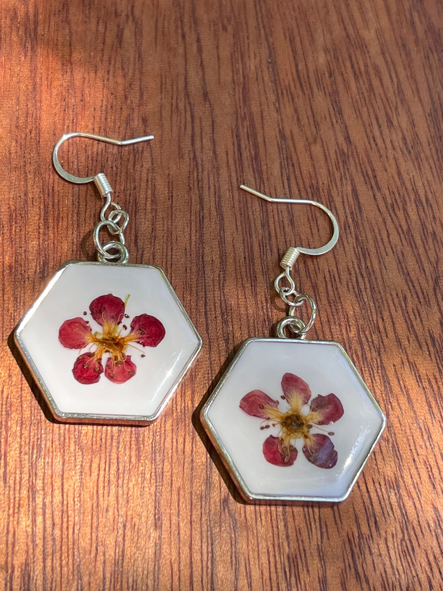 Hawthorn Flower Earrings