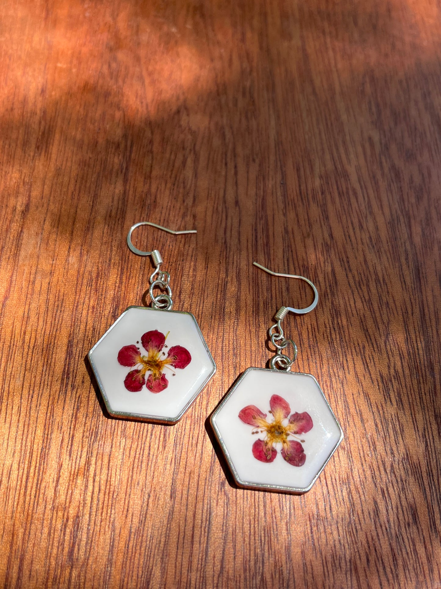 Hawthorn Flower Earrings